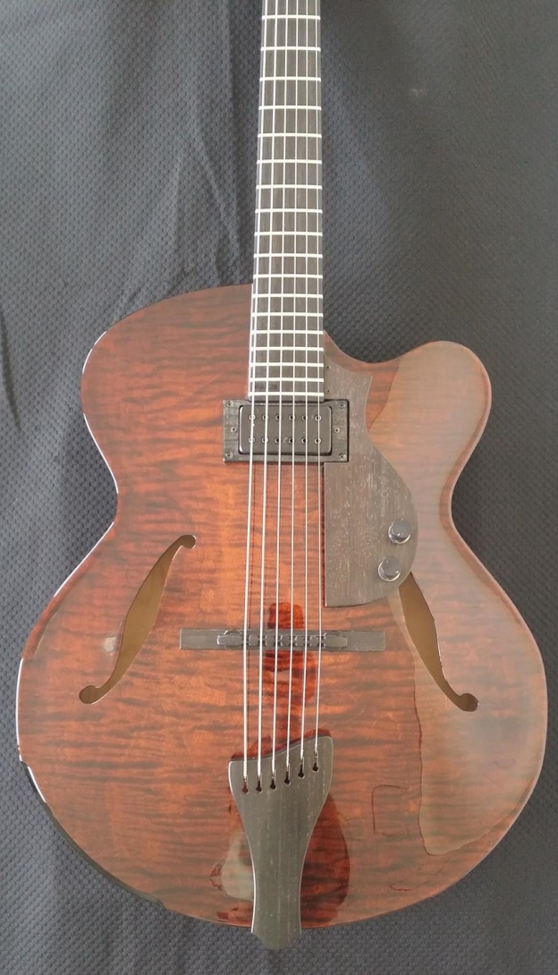 Model 16 Full Hollow Guitars » Victor Baker Guitars